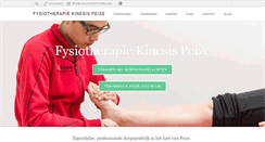 Desktop Screenshot of fysiotherapie-kinesis.nl